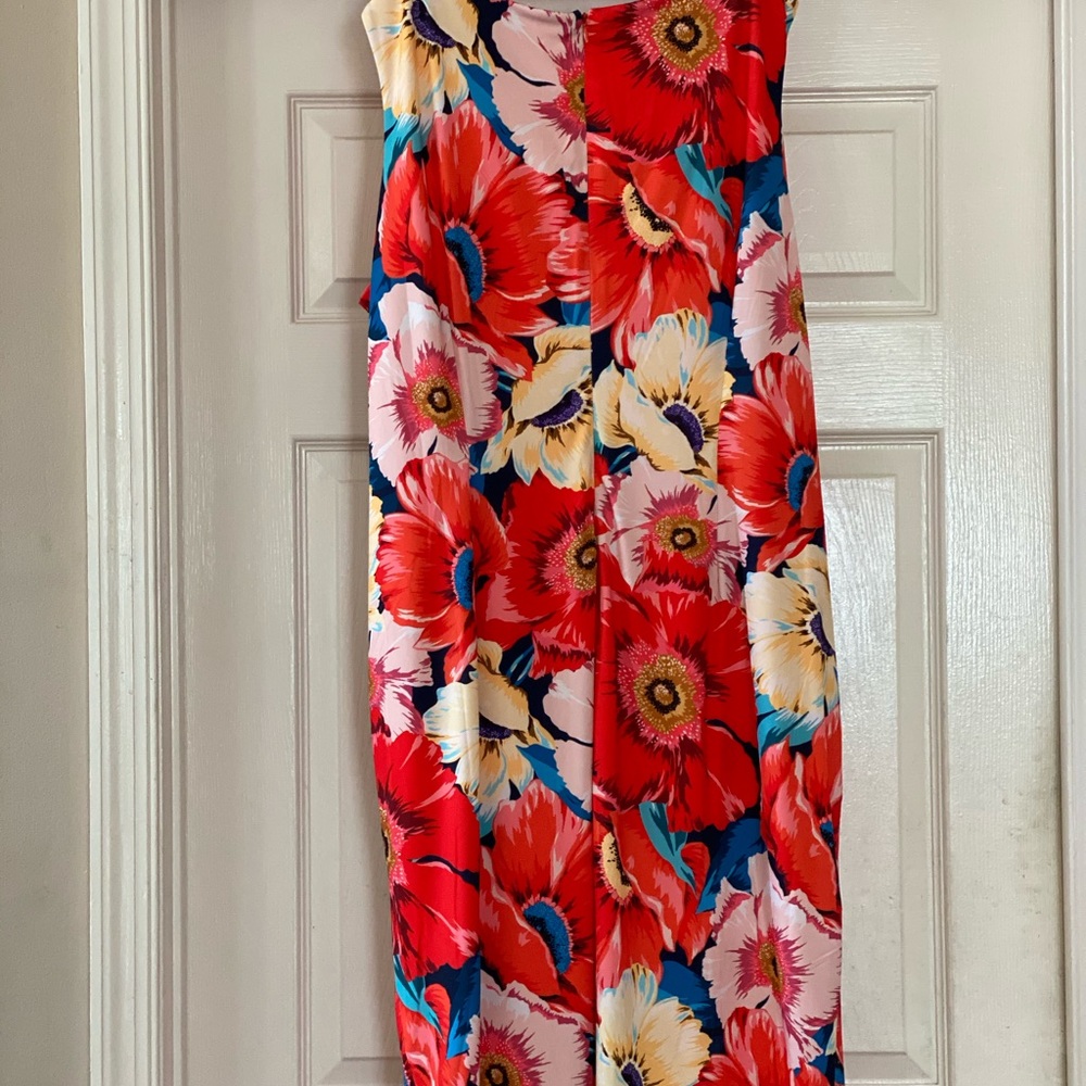 Tahari Women’s Orange Floral Dress Sz 18W NWT